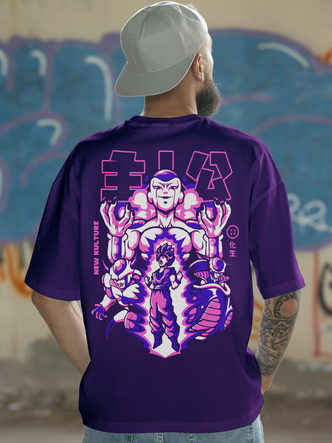 Super Saiyan Academy Pocket Tee – Purple Color Variant