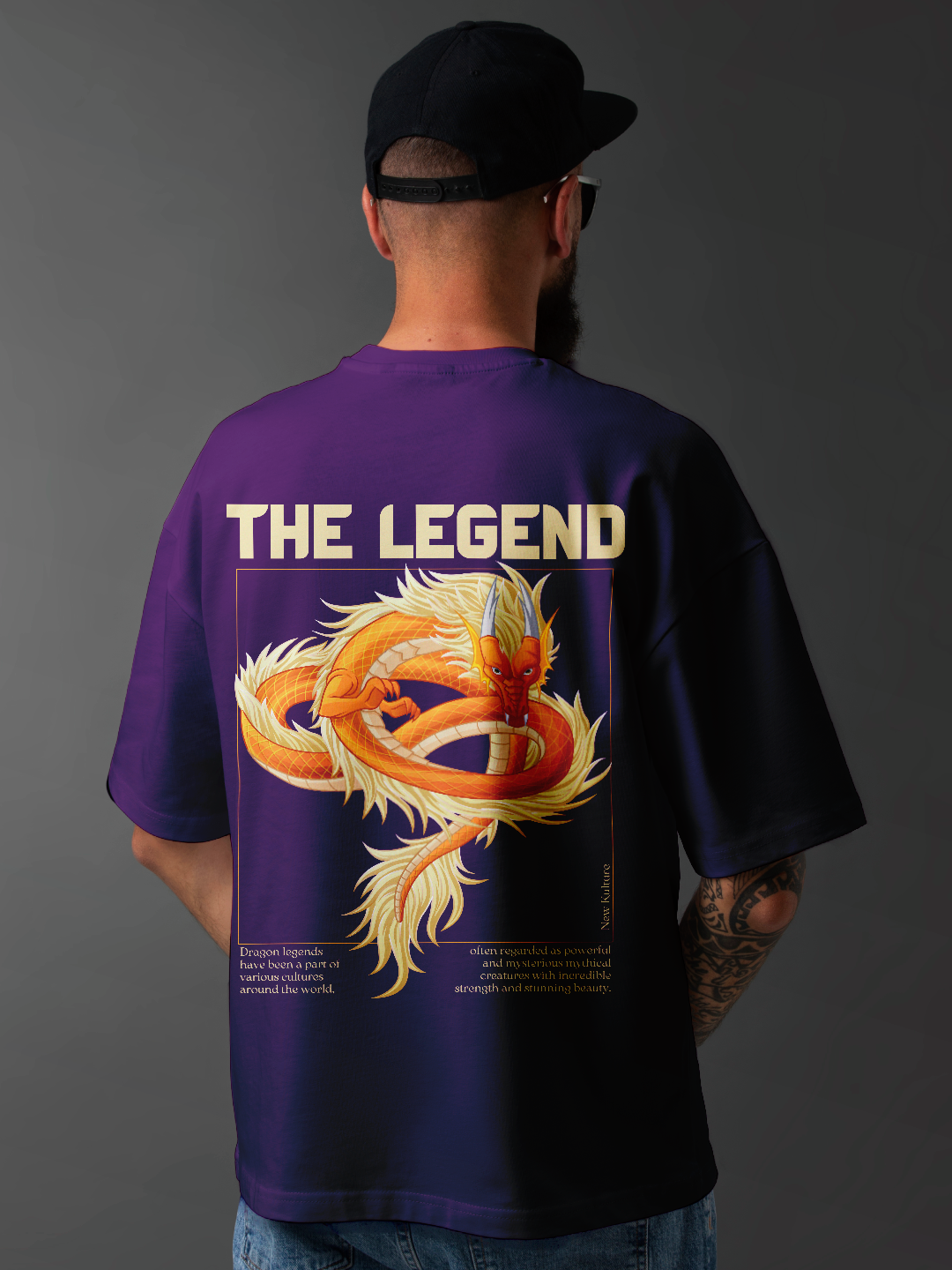 Dragon Dynasty Pocket Tee – Purple Color Variant