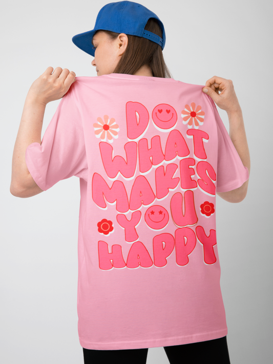 Happiness Pursuit Women's Tee – Baby Pink Edition