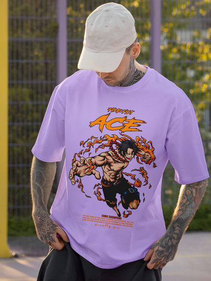 ACE's Legacy Oversized T-shirt – Lavender Color Variant
