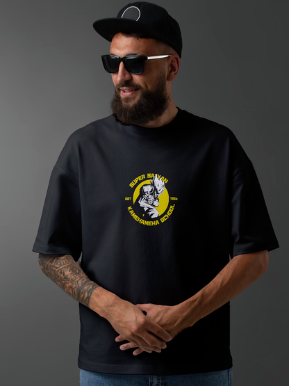 Men's Oversized T-shirt with Dragon Ball Z Design – Black Color Option