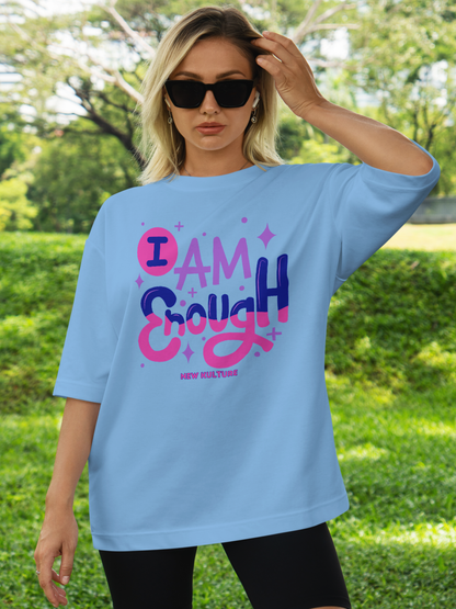 Empowerment Affirmation Women's Tee – Baby Blue Edition