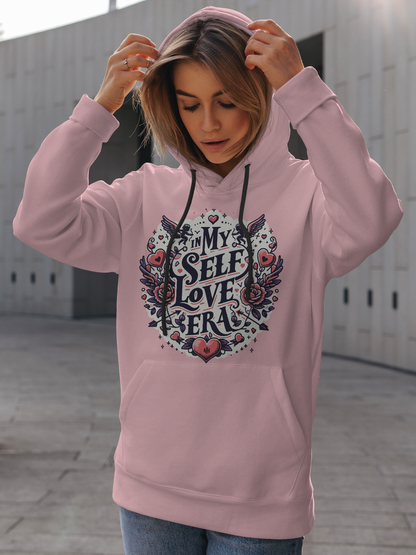 Self-Care Era Statement Hoodie – Pink Color Option