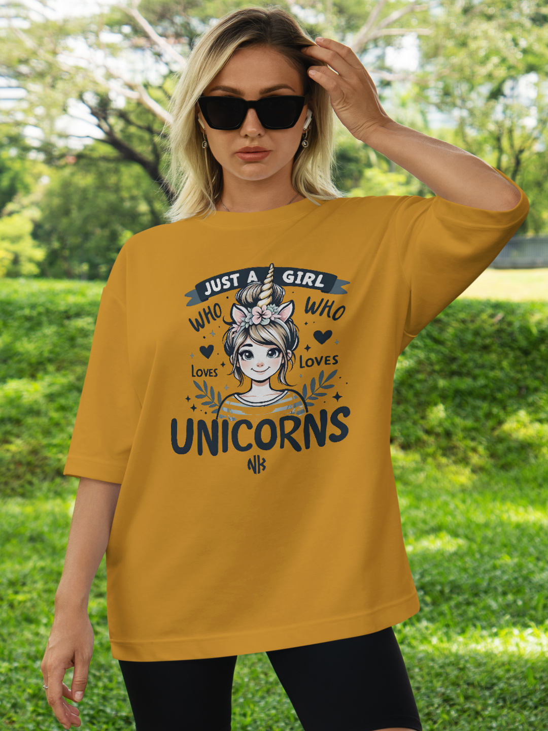 Unicorn Lover Women's Tee – Yellow Edition